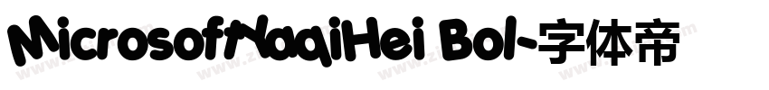 MicrosoftYaqiHei Bol字体转换